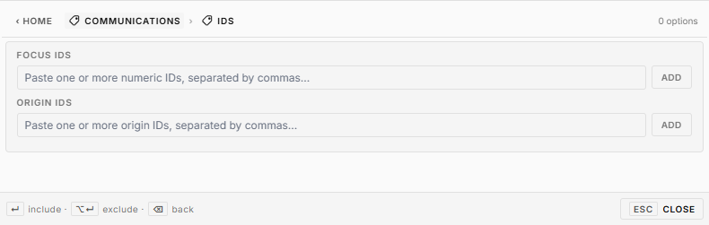 Communication ID