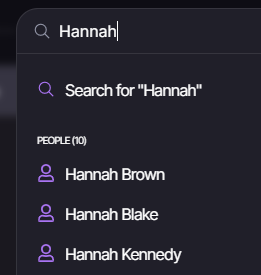 Search context