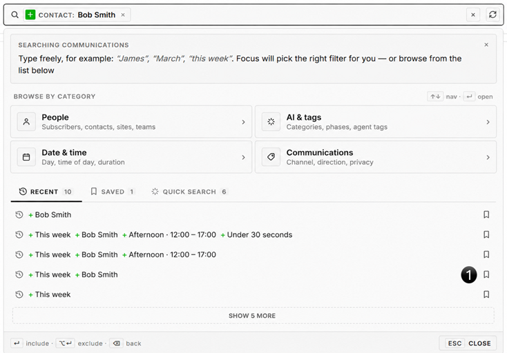 Search Save